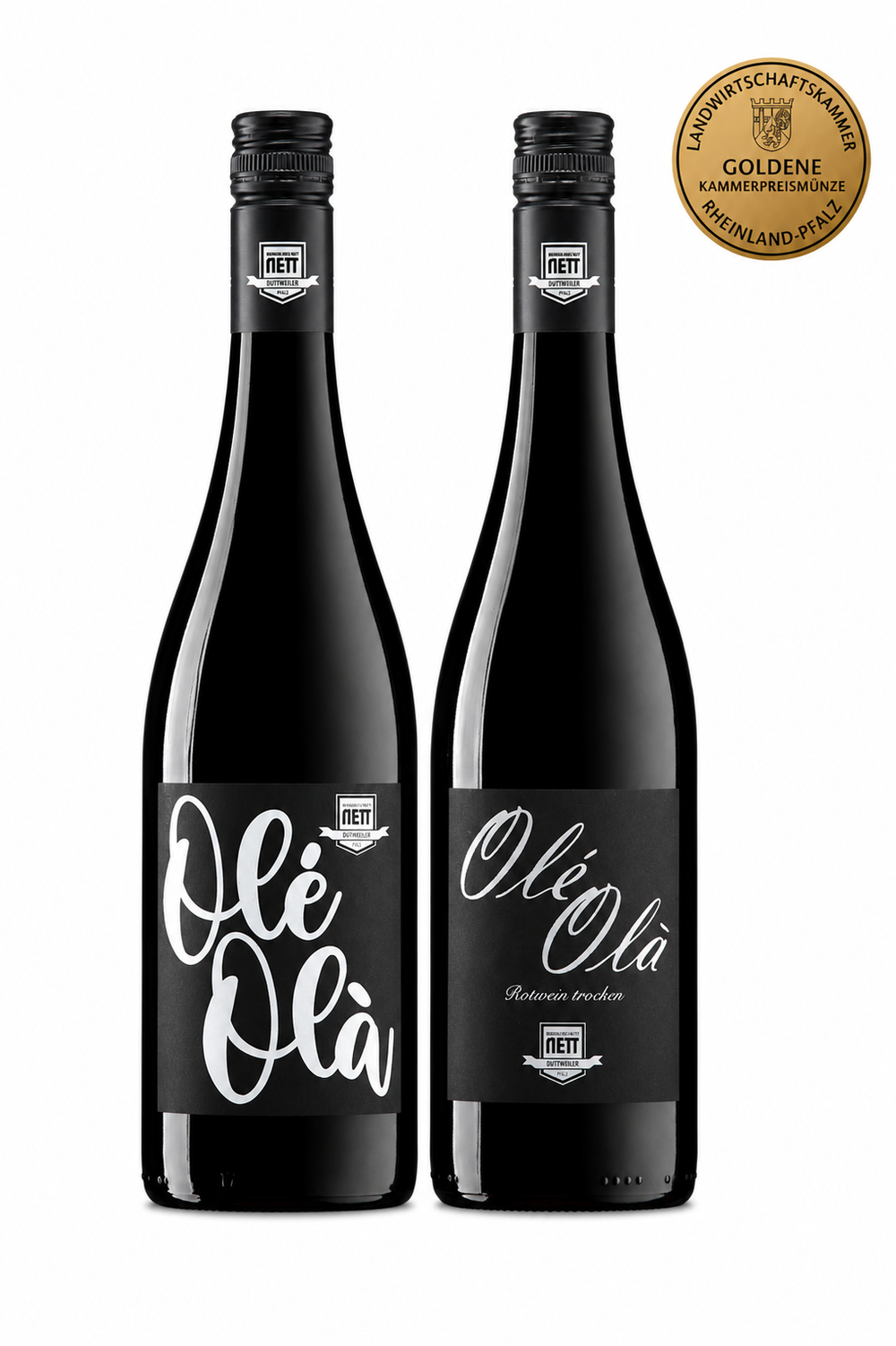 Olé Olà Rotwein trocken Ausstattung elegant
