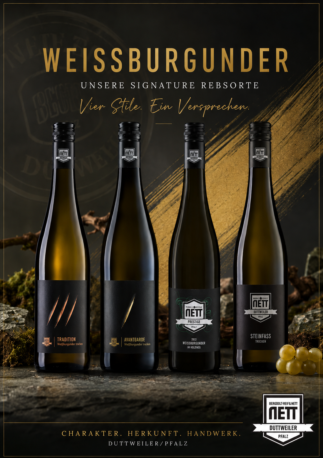 NETTes Weißburgunder-at-its-best-Paket 12 Flaschen